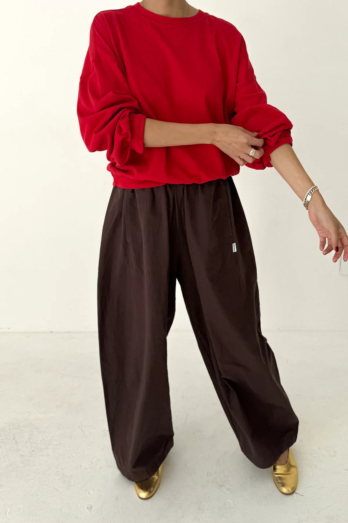 PARACHUTE PANTS | DARK BROWN