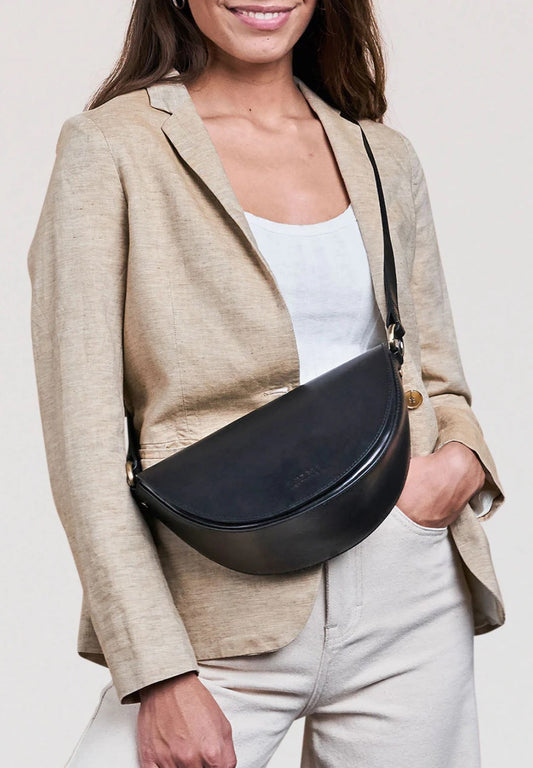 LAURA BAG | BLACK CLASSIC LEATHER