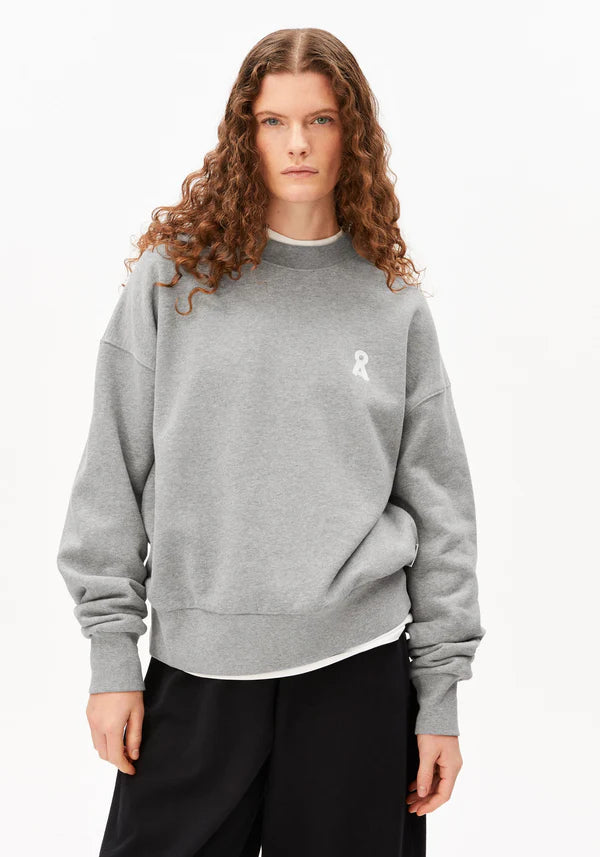 ICONIC Å ALIZAA SWEATSHIRT | SILVER MELANGE