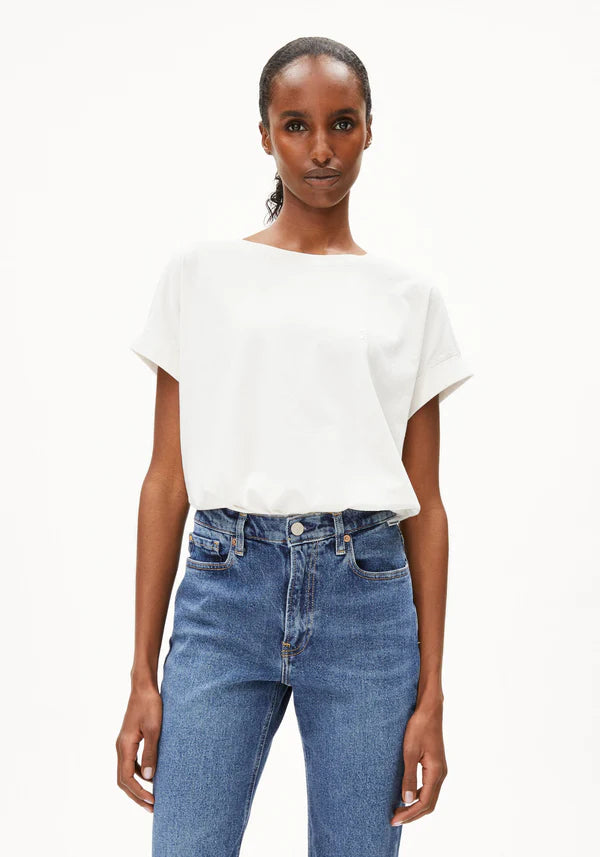 IDAARA ORGANIC COTTON T-SHIRT | WHITE