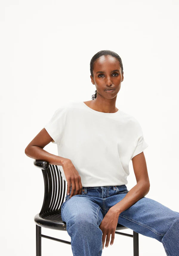 IDAARA ORGANIC COTTON T-SHIRT | WHITE