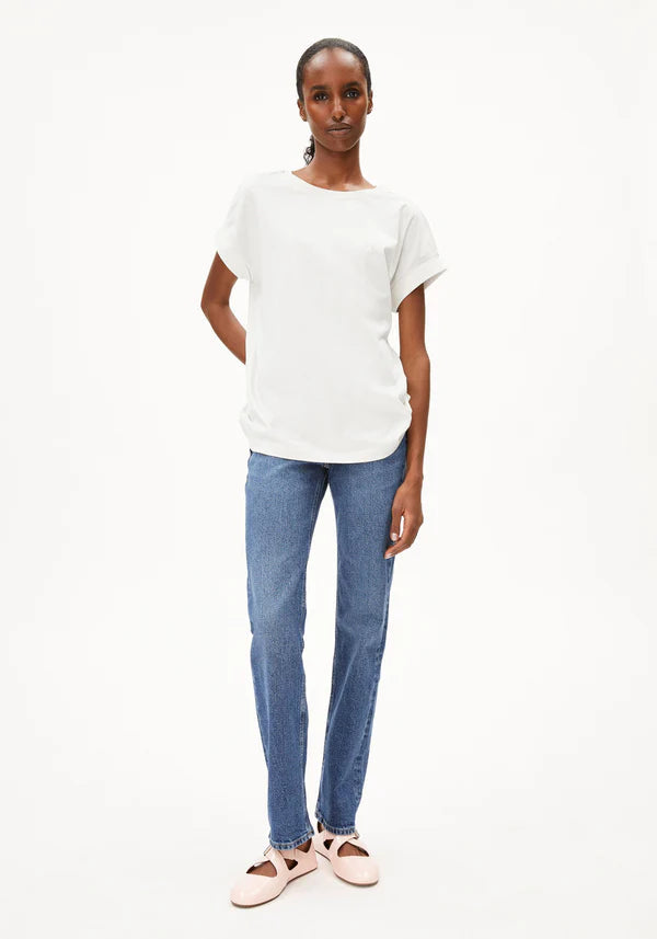 IDAARA ORGANIC COTTON T-SHIRT | WHITE