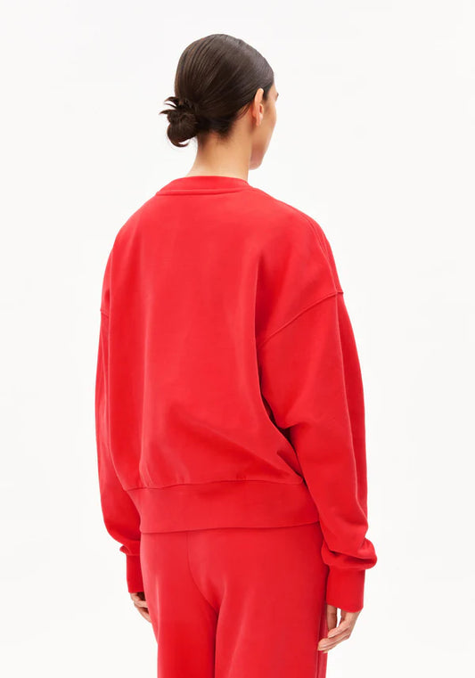ICONIC Å ALIZAA ORGANIC COTTON SWEATSHIRT | MARS RED