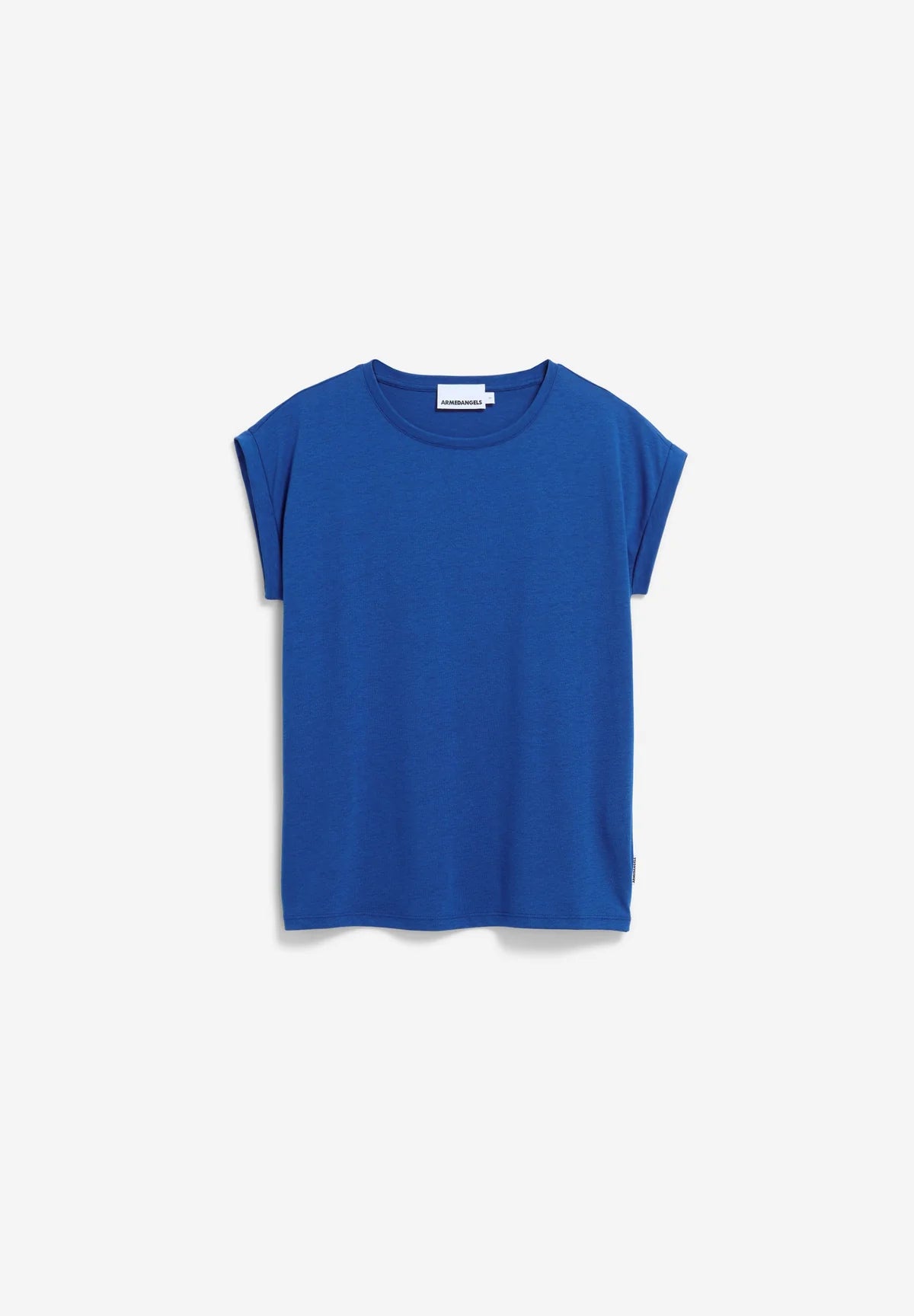JILAANA ORGANIC COTTON AND TENCEL™ LYOCELL T-SHIRT | DYNAMO BLUE
