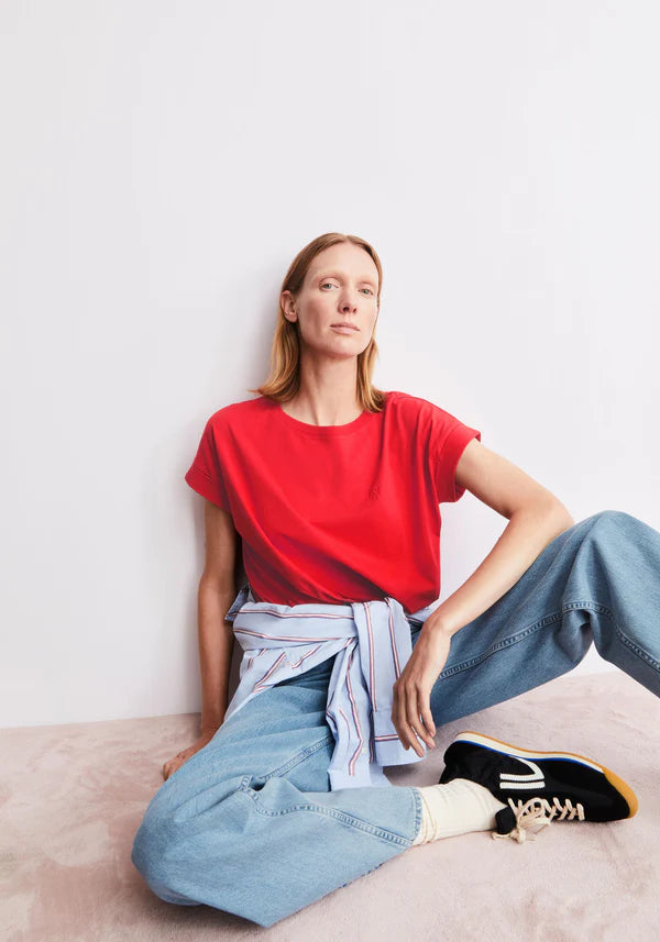 IDAARA ORGANIC COTTON T-SHIRT | MARS RED