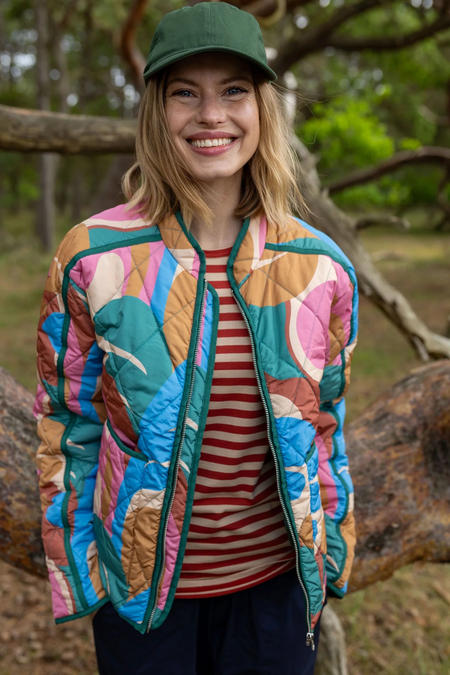 DANEMAPLE QUILTED THERMO JACKET | NOUGAT TROPS