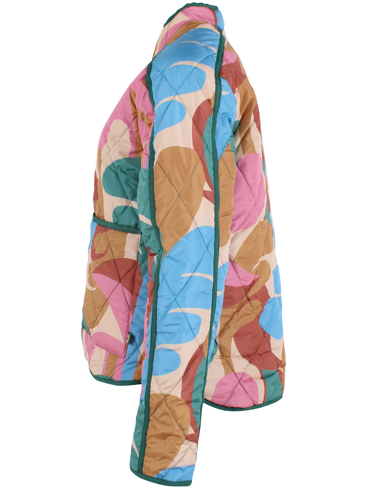 DANEMAPLE QUILTED THERMO JACKET | NOUGAT TROPS