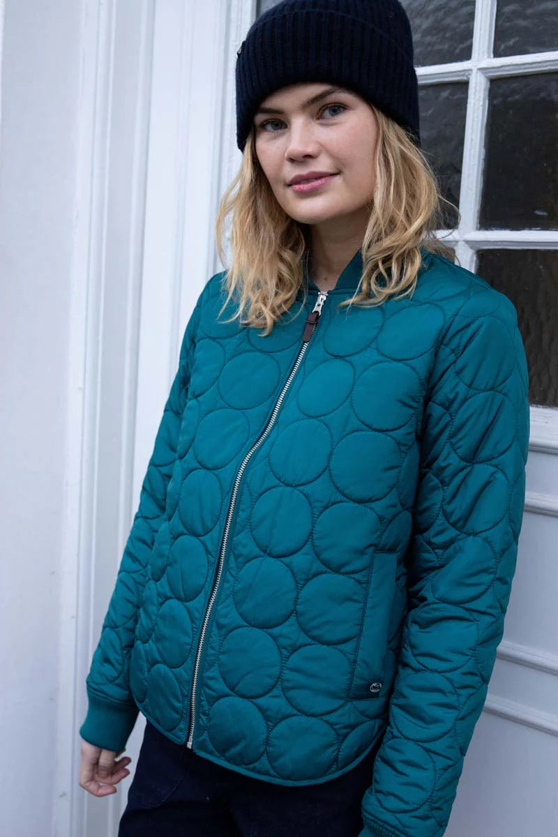 DANECANDO QUILTED JACKET  | SLATE