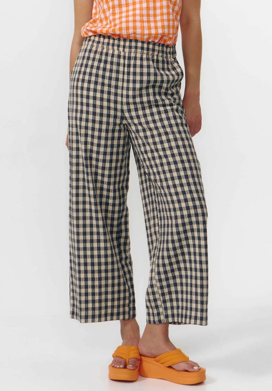 SANTA PANTS CHECK GREY