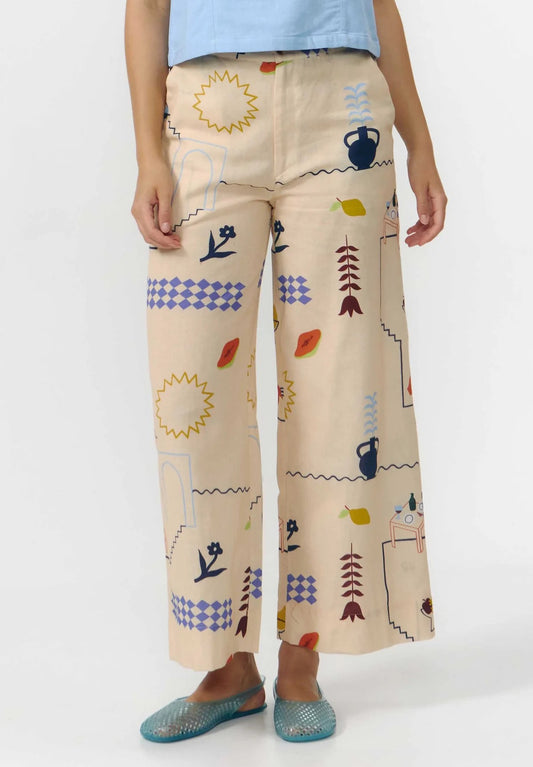 ULLA PANTS PRINT HOLIDAY