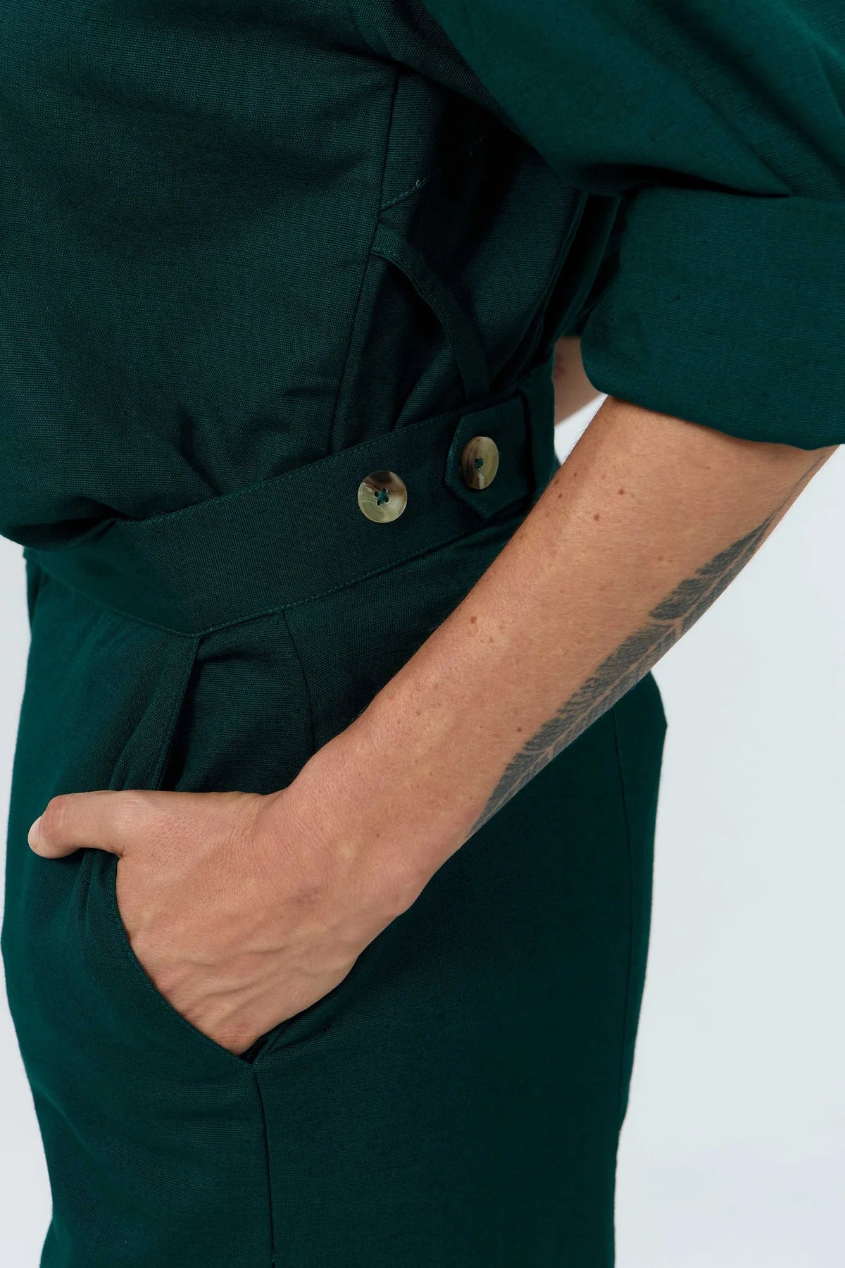 ULLA PANTS DEEP GREEN