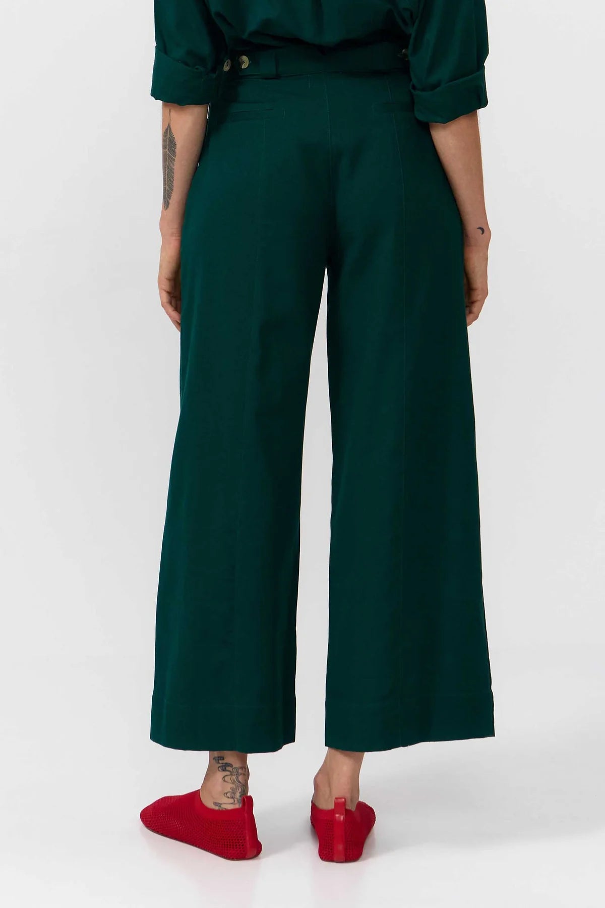 ULLA PANTS DEEP GREEN