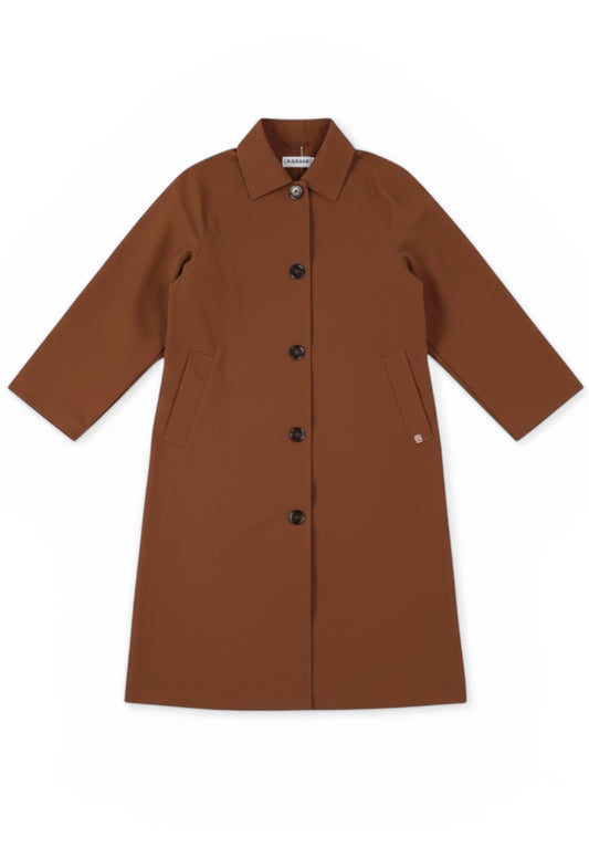 DANELADYLIKE MIDSEASON COAT | COGNAC BROWN