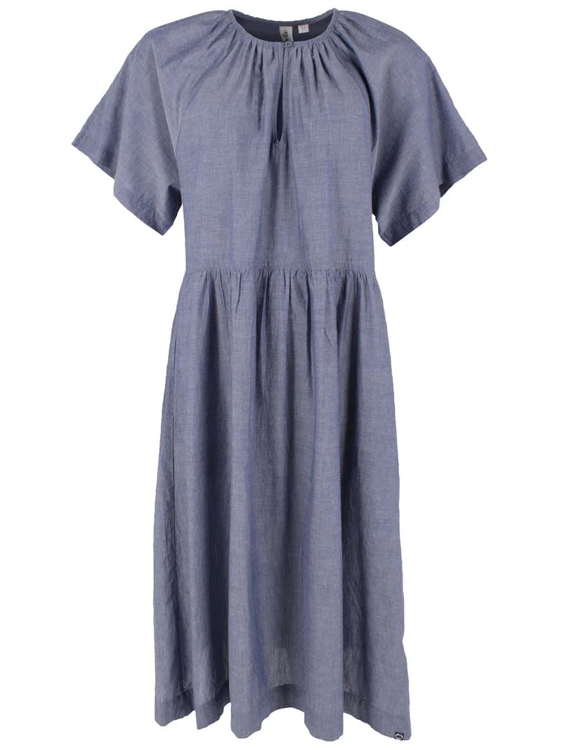 DANELUFT DRESS LIGHT CHAMBREY