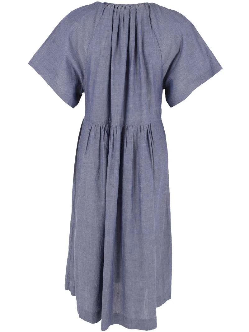 DANELUFT DRESS LIGHT CHAMBREY