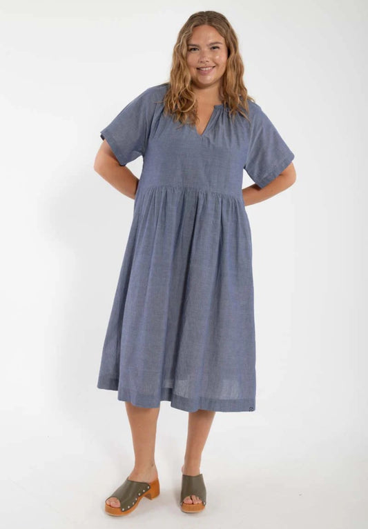 DANELUFT DRESS LIGHT CHAMBREY