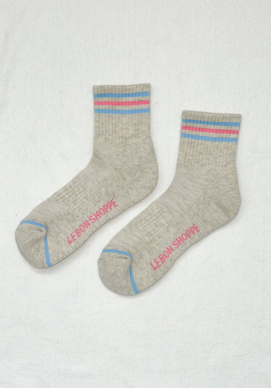 GIRLFRIEND SOCKS | BRIGHT GREY
