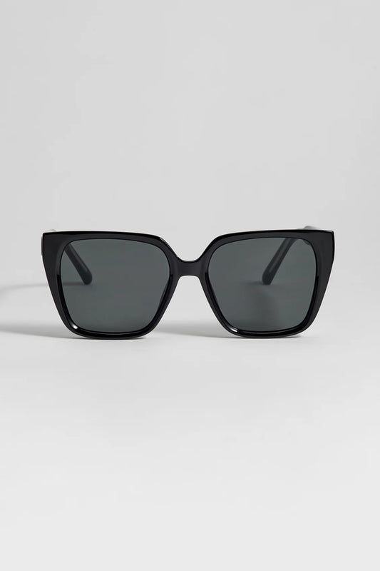 MILAN SQUARE SUNGLASSES | BLACK