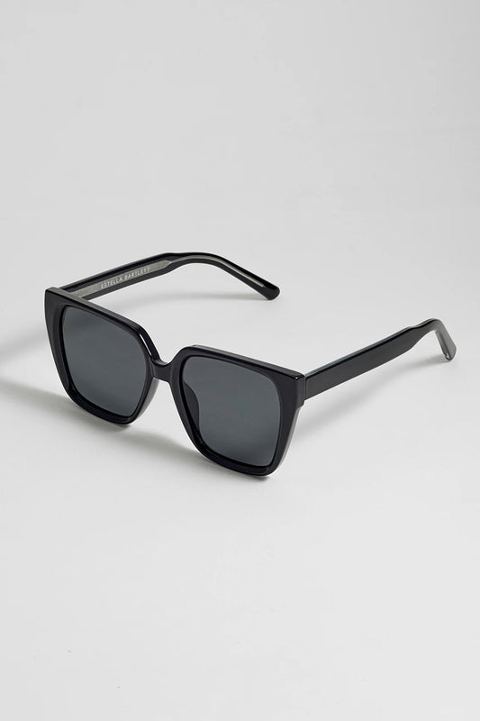 MILAN SQUARE SUNGLASSES | BLACK