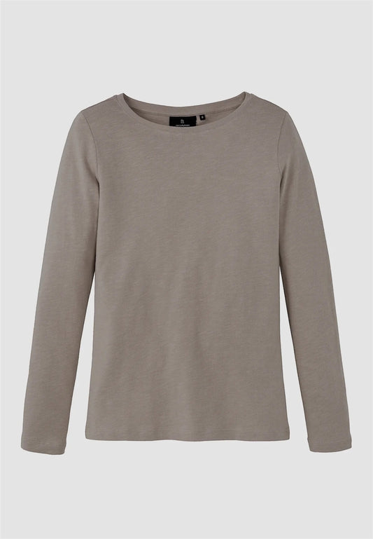IRIS LONG SLEEVE TOP | VINTAGE BROWN