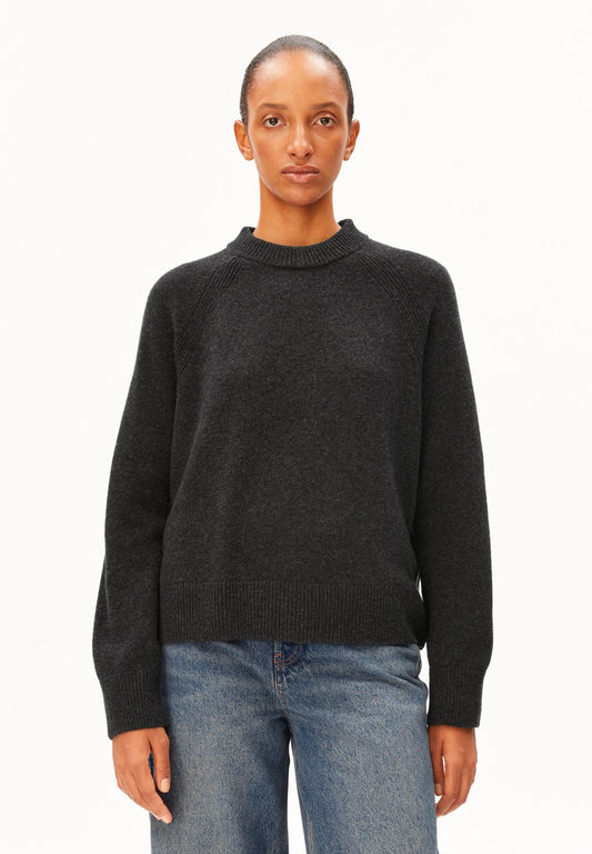 ARMEDANGELS Women's Wool Knit Jumper – Steel Melange