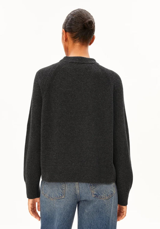 ARMEDANGELS Women's Wool Knit Jumper – Steel Melange
