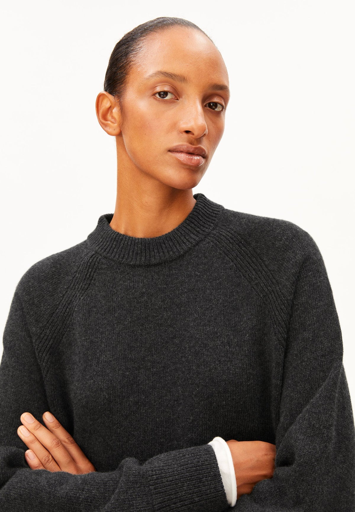 ARMEDANGELS Wool Knit Jumper – Steel Melange