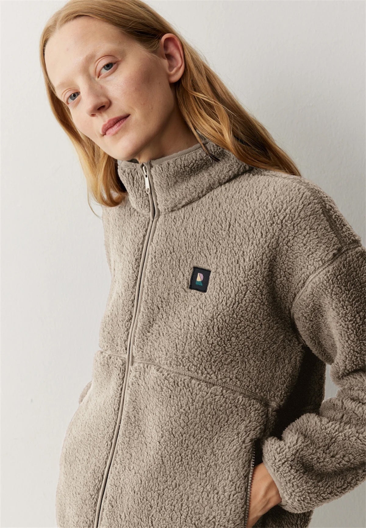 Recolution Fortunella Women’s Recycled Fleece Jacket – Hazel Brown