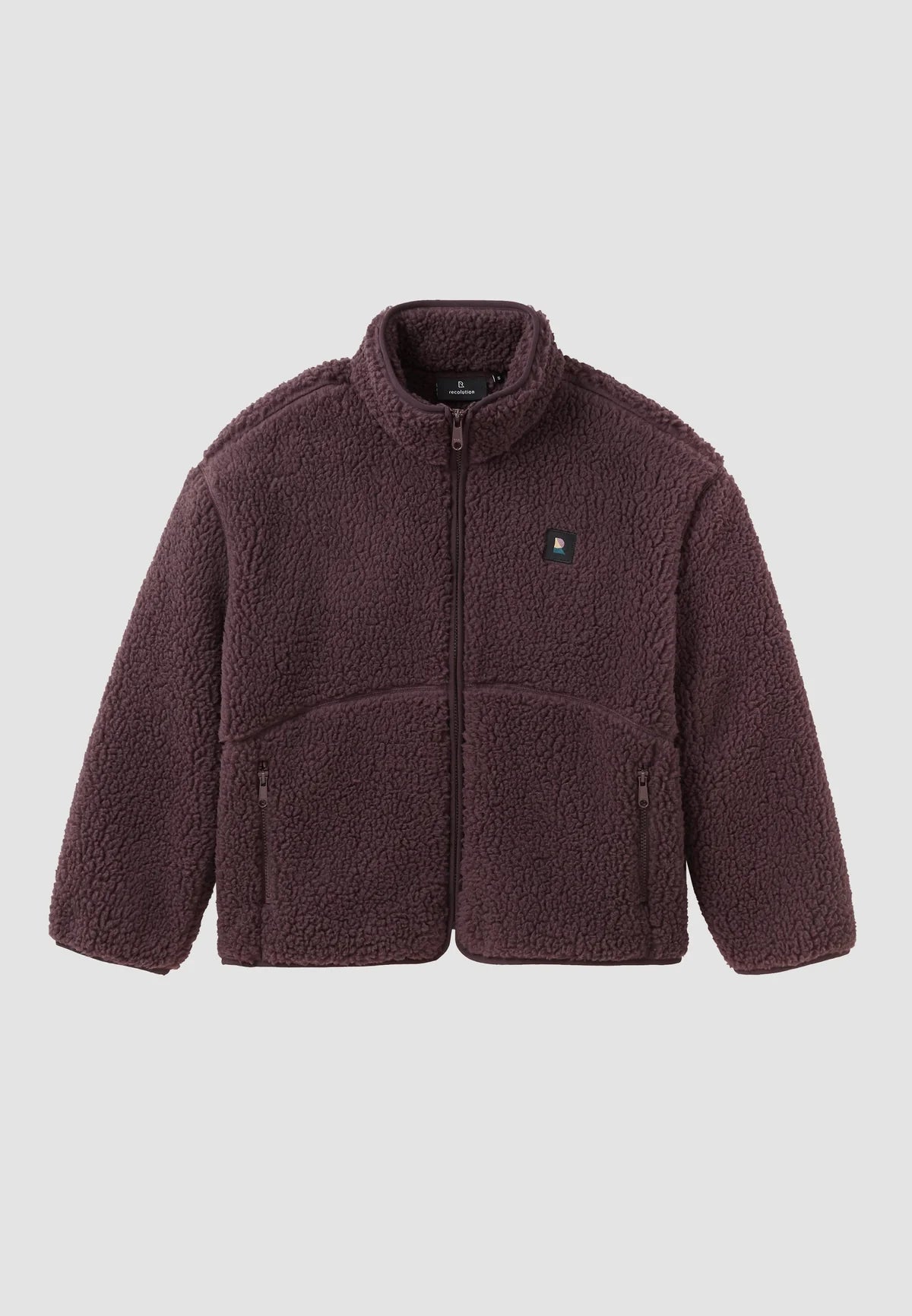 Recolution Fortunella Women’s Recycled Fleece Jacket – Dark Grape