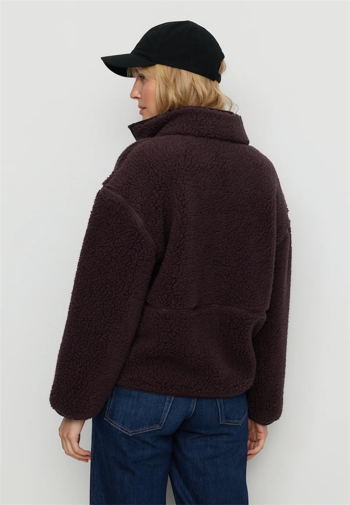 Recolution Fortunella Women’s Recycled Fleece Jacket – Dark Grape