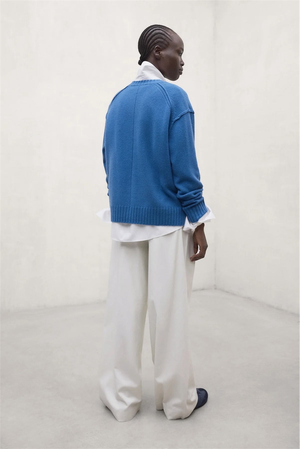 ECOALF Women's Recycled Wool Jumper Mocan | Cobalt Blue