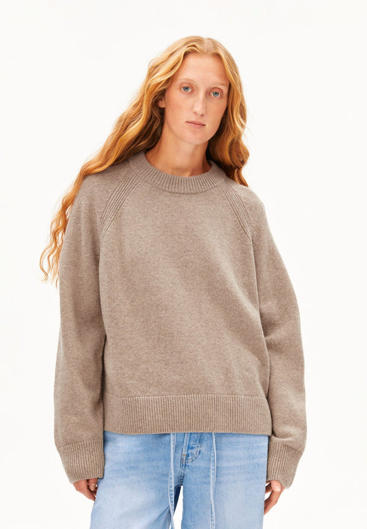 ARMEDANGELS Women's Wool Knit Jumper – Soft Nougat