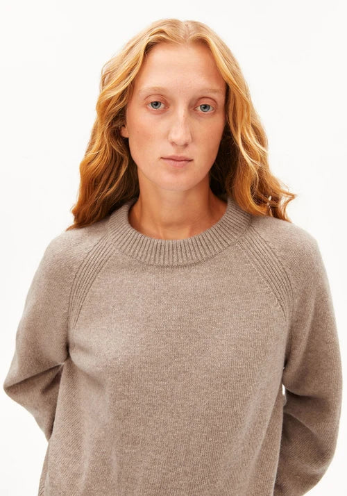 ARMEDANGELS Women's Wool Knit Jumper – Soft Nougat