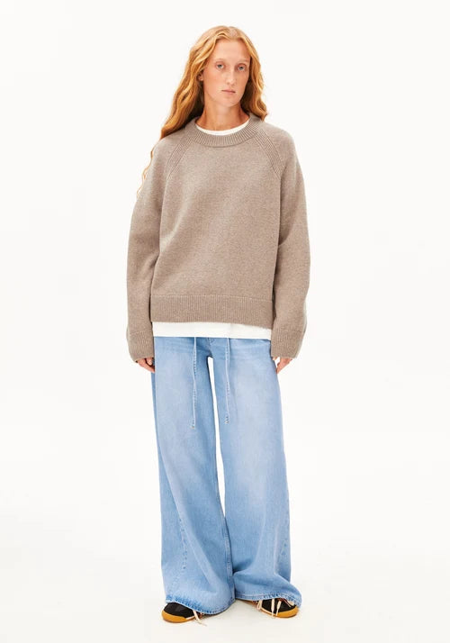 ARMEDANGELS Women's Wool Knit Jumper – Soft Nougat