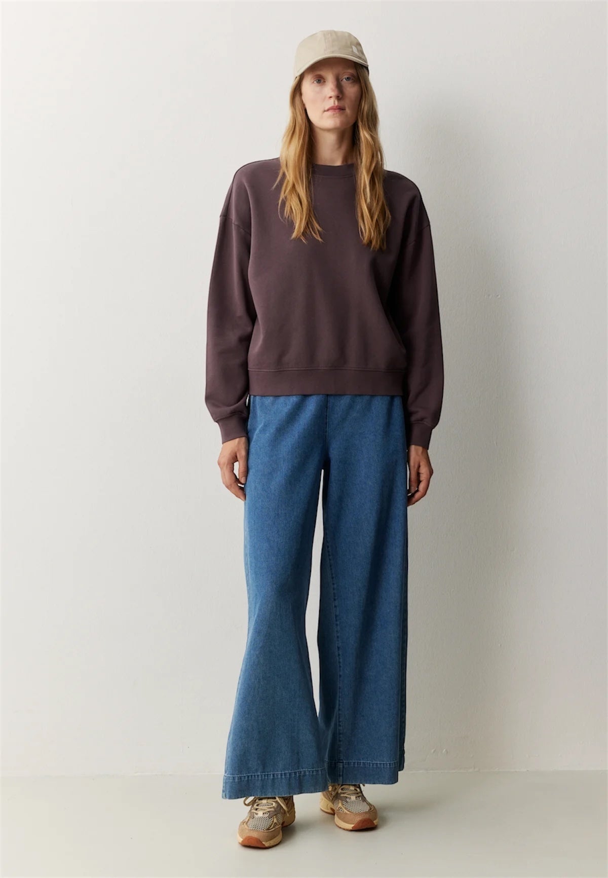 recolution Nerine Organic Cotton Sweatshirt – Dark Grape