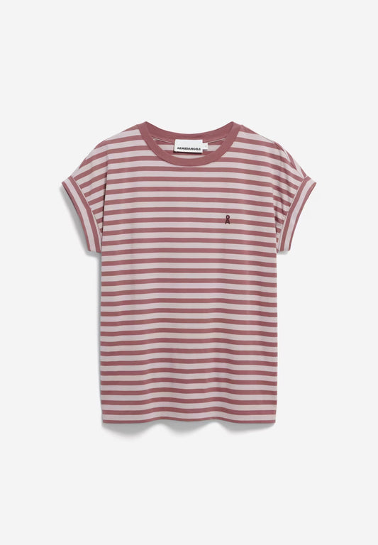 IDAARA ORGANIC COTTON T-SHIRT | ICE GRAPE-DARK BERRY