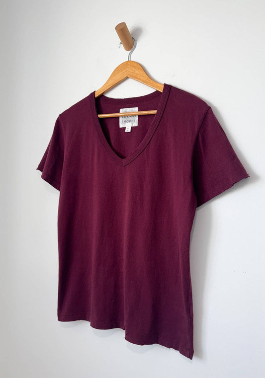 LA VIE TEE | ORGANIC COTTON | MAROON