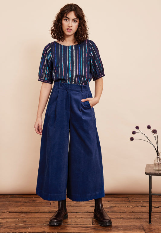 LORI NEEDLECORD CULOTTE | SAPPHIRE BLUE