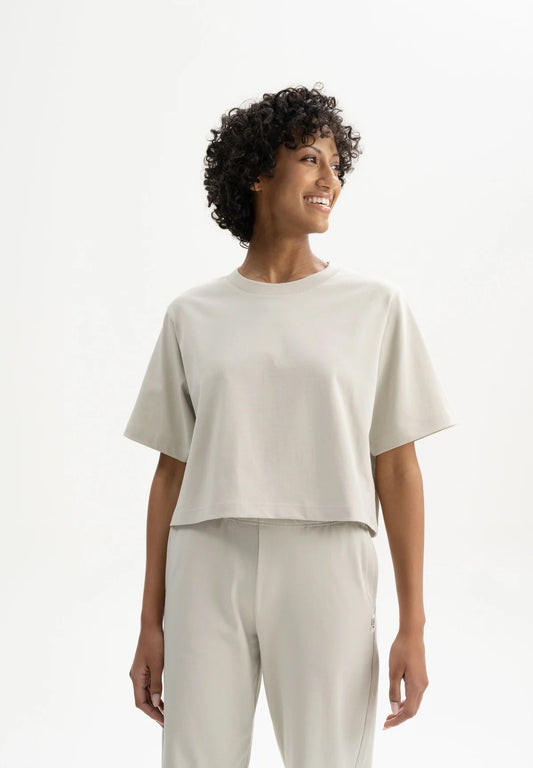 JOSHNA ORGANIC COTTON TEE | BIRCH