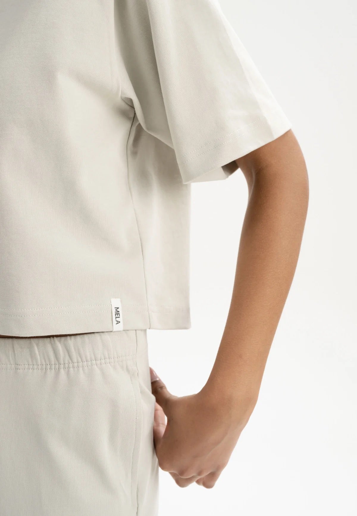 JOSHNA ORGANIC COTTON TEE | BIRCH
