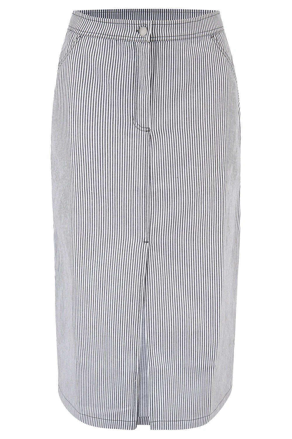 AMAYA MIDI SKIRT | MONOCHROME STRIPE