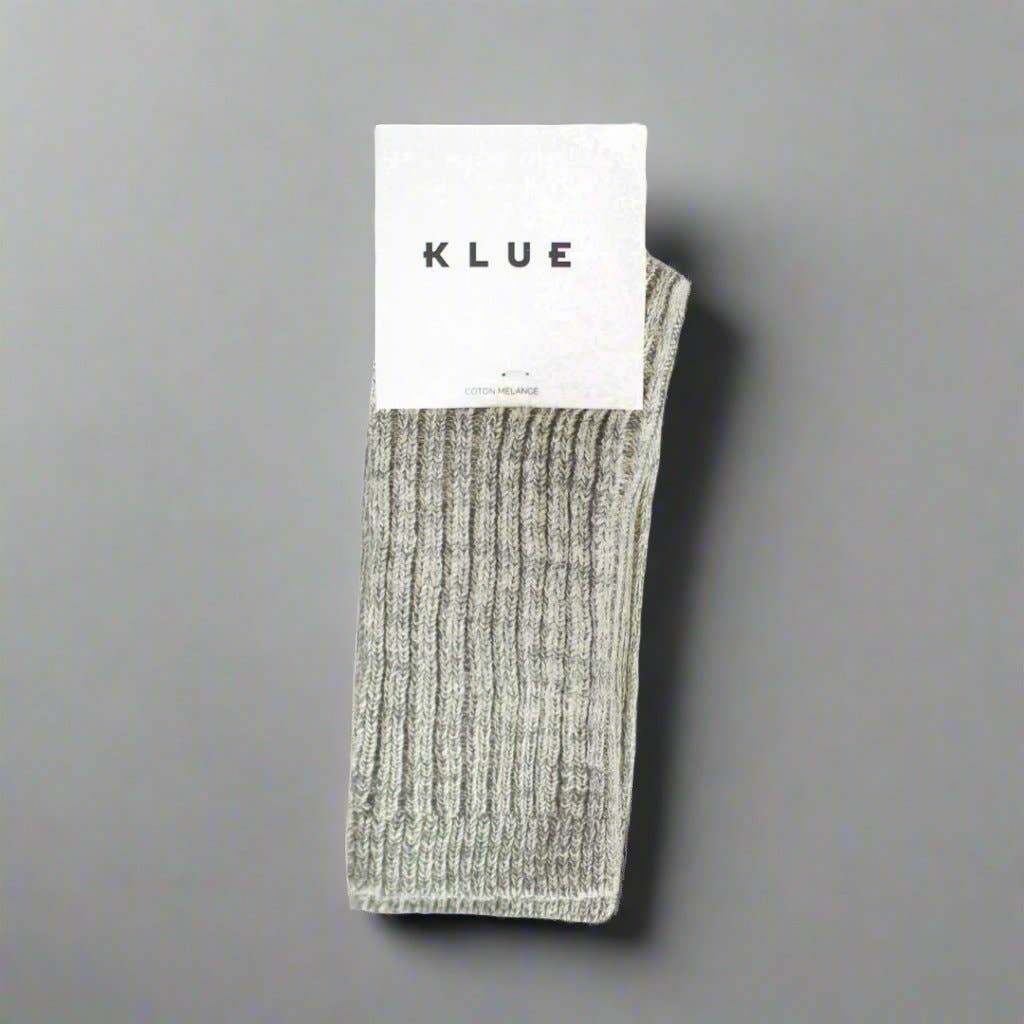 WOOL AND SILK BLEND DUST STAR SOCKS | GREY