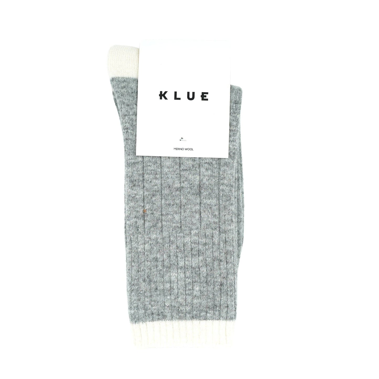 MERINO WOOL BANDED SOCKS | GREY