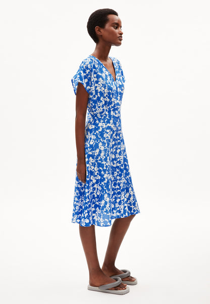 AALBINE LAPIS WOVEN DRESS REGULAR FIT MADE OF TENCEL™ LYOCELL