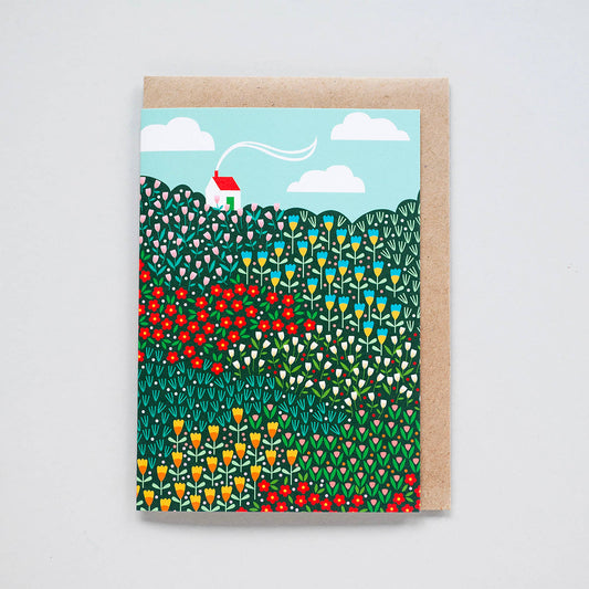GREETING CARD | HOUSE ON THE HILL
