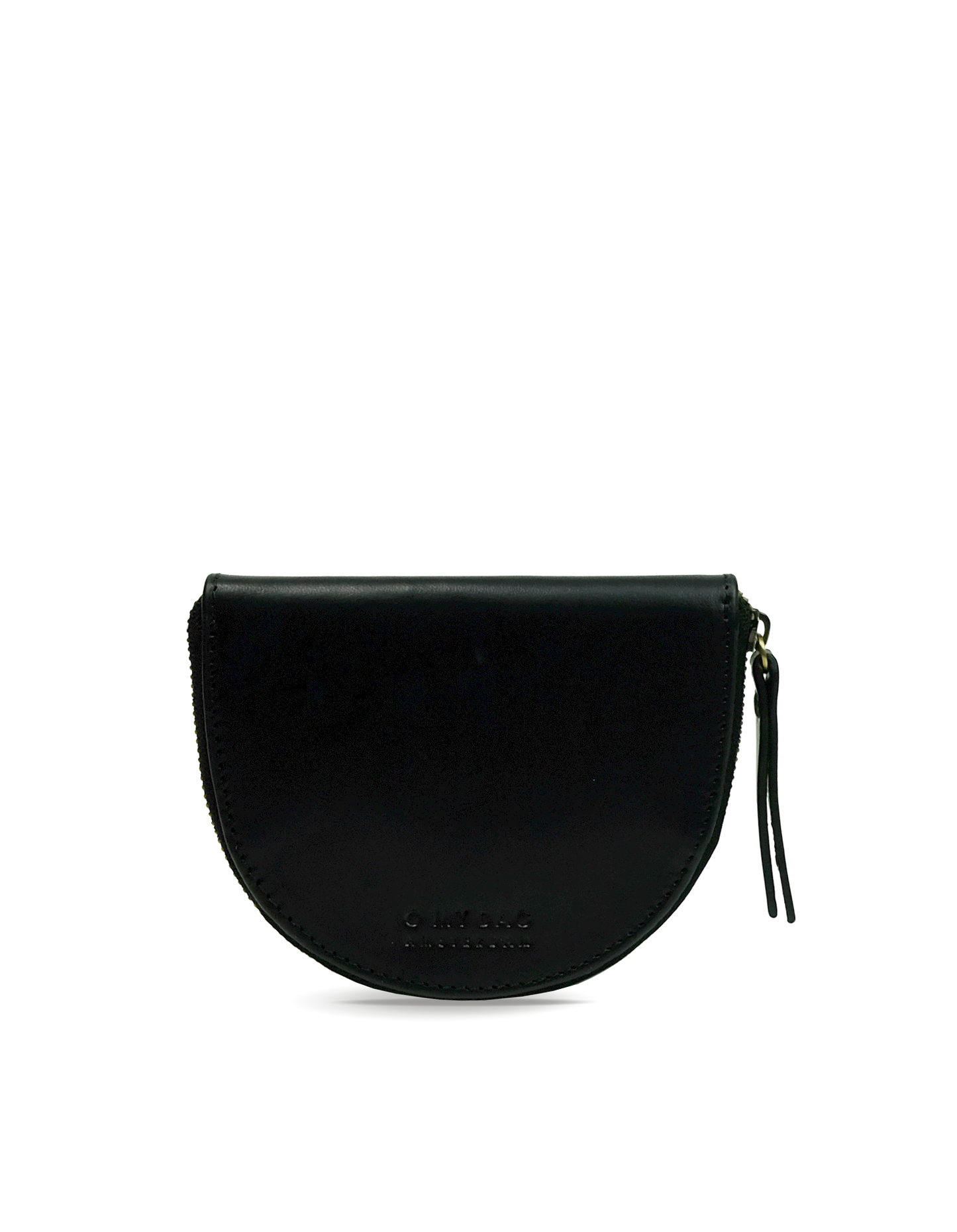 LAURA LEATHER COIN PURSE | BLACK