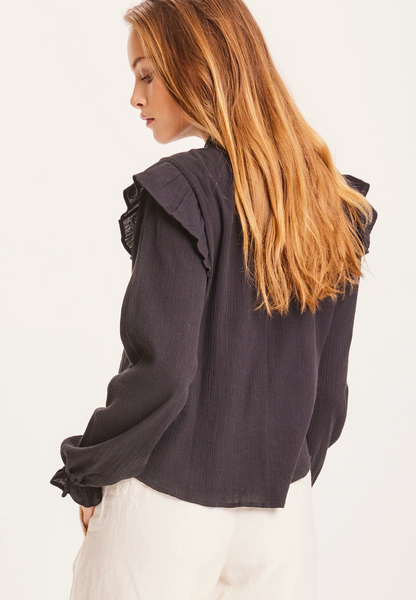 LILY RUFFLE BLOUSE