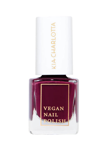 VEGAN NAIL POLISH || GLOWING AUBERGINE