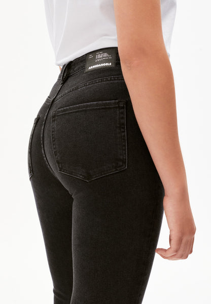 LEJAANI SLIM FIT HIGH WAIST || BREEZY BLACK