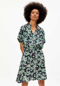 JUARAA DITSY FLORAL WOVEN DRESS OVERSIZED FIT MADE OF LENZING™ ECOVERO™